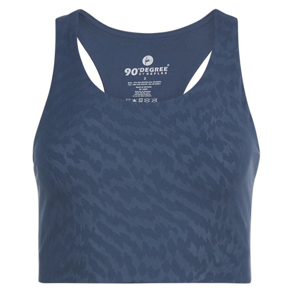 90 Degree By Reflex Interlink Zebra Long Line Bra Top / NWT / Size Medium
